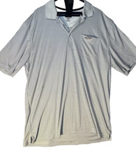 Greg Norman Polo Shirt Striped Mens Size XXL Short Sleeve Golf Play Dry ... - $9.50