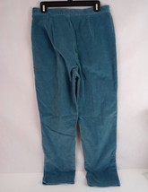 Dressbarn Women&#39;s Teal Soft Corduroy Straight Leg Jeans Size 12 - £15.16 GBP
