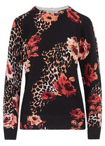 TOGETHER Floral Animal Printed Jumper  UK 12/14   (FM19-5) - £24.30 GBP