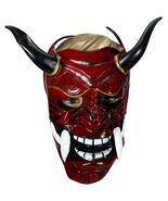 Japanese Hannya Mask - Samurai Oni Ghost Devil Mask for Cosplay, Halloween - $16.70