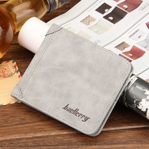 baellerry brand Vintage Nubuck Leather Men&#39;s Wallets Slim Purse For Man ID Credi - £51.05 GBP