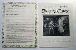 Thayer&#39;s Quest Arcade Flyer Original Laser Game Art RDI Video Systems RARE 1984 - £165.15 GBP