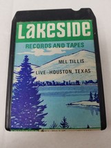 Mel Tillis Live Houston Texas Lakeside 1975 8 Track Tape - £7.14 GBP