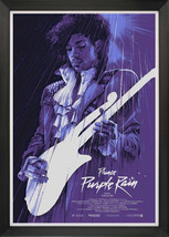 Prince In Purple Rain - Framed Classic Movie Reprint - £141.59 GBP