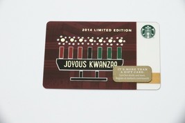 Starbucks 2014 Christmas Joyous Kwanzaa Gift Card New Limited Edition Mi... - £6.38 GBP