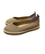 Rothy’s The Espadrille in Gold Stripe Loafer Flats Size 6.5 *no ties* - $64.71 CAD