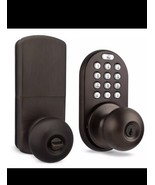 MiLocks TKK-02OB Digital Door Knob Lock with Electronic Keypad, Oil Rubb... - $49.49