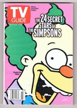 VINTAGE Oct 21 2000 TV Guide Magazine Simpsons Krusty the Clown - £11.86 GBP