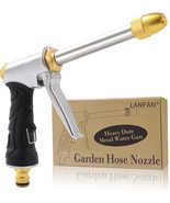 Garden Hand Shower Metal Garden Spray Gun High Pressure Hose Nozzle for ... - £15.68 GBP