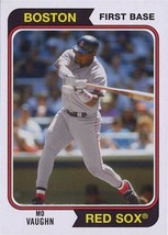 2020 Topps Archives MO VAUGHN 1974 Style Card Red Sox #150 - £1.43 GBP