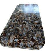 72&quot;x30&quot; Wild Agate Stone Rectangle Center Table Dine Room Handmade Art F... - $72,980.16 MXN