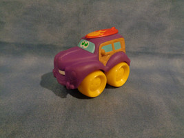 Tonka Hasbro 2006 Chuck &amp; Friends Soft Car Purple Hard Plastic Yellow Wh... - $1.49