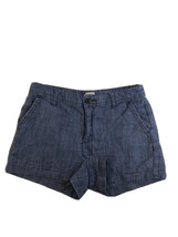 A New Day Target Womens  2 Denim Shorts Flat Front Blue Bottom 100% Cotton - £8.95 GBP