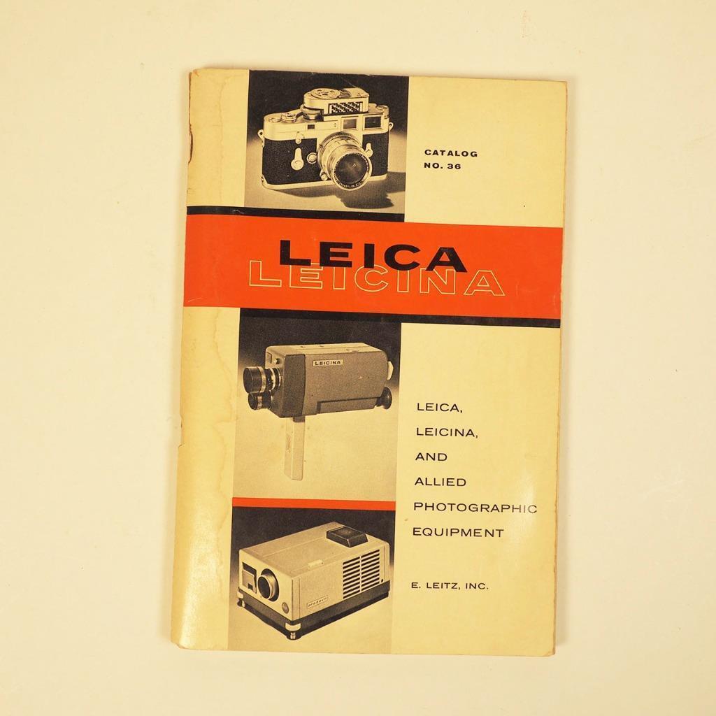 Leica Leicina Catalog NO. 36 Cameras, Lenses, Accessories 1961 - $10.39