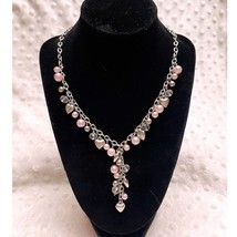 Vintage Paparazzi Heartthrob Silver Tone Necklace w/2 3/4&quot; Extender-NEW - $9.90