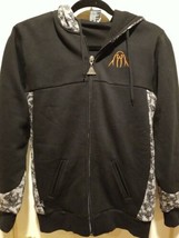 Upper Playground Men’s Hooded  Warm Jacket - S- Black &amp; Grey - Cotton W/... - $20.69