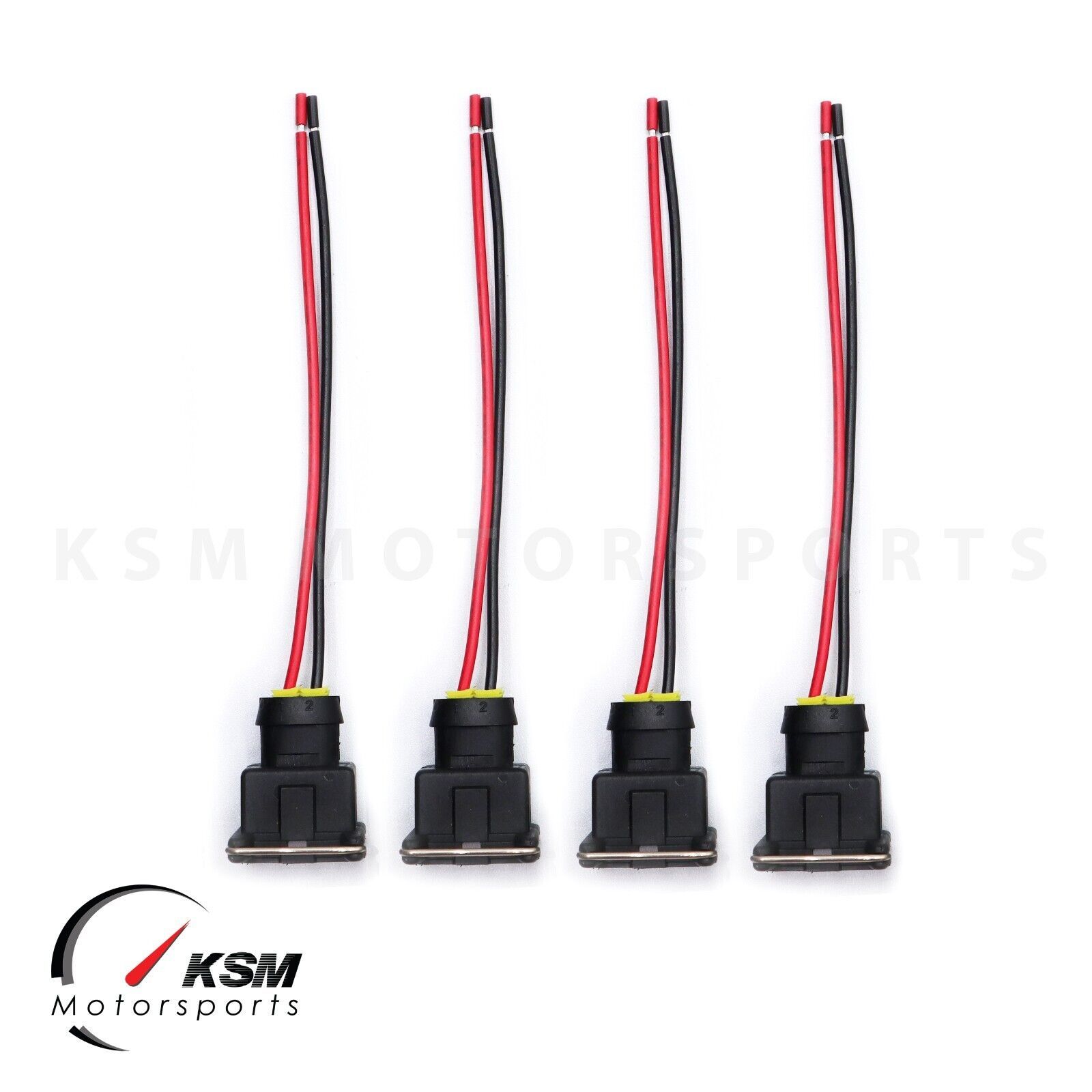 4 x OBD1 EV1 Fuel Injector Plugs Connectors Wiring Clips Pigtails fit Bo... - $49.31