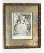 Jean-Michel Moreau color etching ‘Caresse Furtive’ Framed Art. Vintage, ... - $5,032.98 MXN