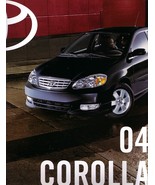 2004 Toyota COROLLA sales brochure catalog 04 US CE LE S - $133.25 MXN