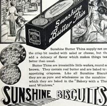 Sunshine Biscuits Loose Wiles 1913 Advertisement Antique Food And Snacks DWII10 - £15.68 GBP