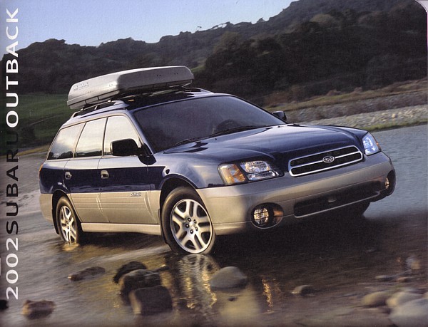 2002 Subaru OUTBACK sales brochure catalog 02 US Legacy - $8.00