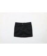 NOS Vintage Y2K Von Dutch Womens XS Spell Out Stretch Denim Mini Skirt B... - $67.63 CAD