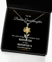 Reporter Granddaughter Necklace Gifts, Birthday Present For Reporter  - £39.34 GBP