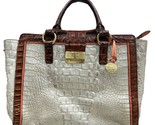 Brahmin Purse Annabelle tri-color seashell leather satchel 309467 - £117.72 GBP