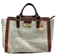 Brahmin Purse Annabelle tri-color seashell leather satchel 309467 - £119.10 GBP
