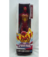 Hasbro Marvel Ultimate Spider-Man IRON SPIDER 11&quot; Titan Hero ACTION FIGU... - $272.87 MXN