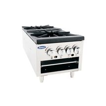 ATOSA FLOOR DOUBLE BURNER NATURAL GAS STOCK POT STOVE ATSP-18-2, FREE LI... - $923.00