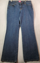 Cassidy The Limited Bootcut Jeans Womens Size 12 Blue Denim Pockets Flat Front - £11.29 GBP
