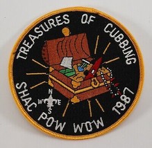 Vintage 1987 Sam Houston Pow Wow Treasures LARGE Boy Scouts BSA Backpack... - $11.69