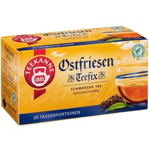 Teekanne Ostfriesen Teefix strong black tea 20 tea bags-FREE SHIP-DaMaGeD - £6.98 GBP