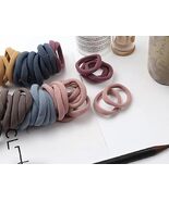 Elina Dark Colors Ponytail Holders Hair Ties Rubber Bands for School Gir... - $13.99