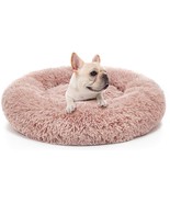MIXJOY Orthopedic Dog Bed Comfortable Donut Cuddler Round Dog Bed Ultra ... - £14.15 GBP