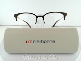 LIZ CLAIBORNE L 658 (FG4) BROWN GOLD 51-18-135 STAINLESS STEEL Eyeglass ... - £26.07 GBP