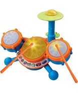 VTech KidiBeats Kids Drum Set, Orange - $32.29