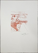 Salvador Dali &quot;Edison&quot; Original Hand Signed Etching Portrait - Five Americans - £6,152.22 GBP