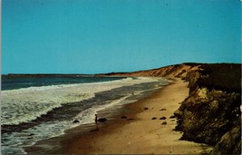 Surf at South Beach on Martha&#39;s Vineyard Island MA Postcard PC522 - £3.94 GBP