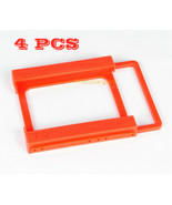 4X 2.5&quot; To 3.5&quot; Bay Ssd Metal Hard Drive Hdd Mounting Bracket Adapter Do... - £14.15 GBP