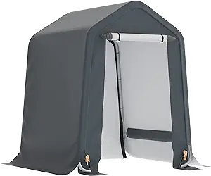 Storage Shed Outdoor Portable Garage Car Shelter Carport Waterproof Cano... - $259.99