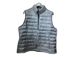 Amazon Essential Full Zip Mock Neck Front Pockets Unisex Blk Puffer Vest... - $28.71