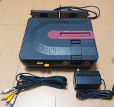 Sharp Doble Famicom Nes AN-500B. Negro X Rojo Raro Juego Retro Laboral Probado - £104.95 GBP