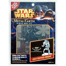 Metal Earth Fascinations 3D Star Wars Destroyer Droid Metal model kit MM... - $12.99
