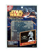 Metal Earth Fascinations 3D Star Wars Destroyer Droid Metal model kit MM... - $12.99