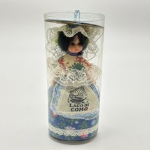 Lake Como Italy Souvenir Doll in Box / Tube 6” Lago Di Como Vintage - £6.28 GBP
