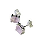 fine-looking Rose Quartz 925 Sterling Silver Pink genuine jewellery CA gift - €19,41 EUR