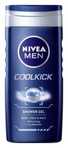 Nivea Bath Care Shower Gel Cool Kick for Men, 250 ml (Free shipping worldwide) - £19.43 GBP