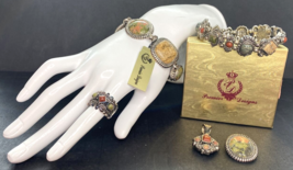 Premier Designs Jewelry "Spice" Bracelets Pendant Clip Ring Set New SKU PD19 - £51.35 GBP